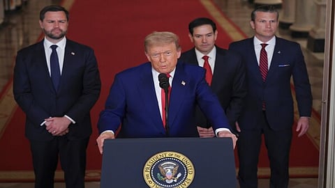 Trump muses about regime change in Iran