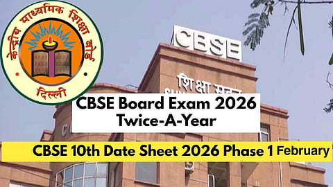 Twice-a-year board exams for Class-10 from 2026