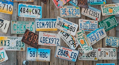 Number plate