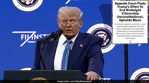 Federal appeals court rules Trump administration can't end birthright citizenship