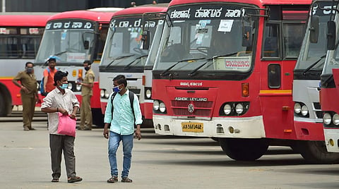 Bus services hit as transport workers begin strike across Karnataka, passengers stranded