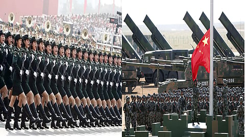 China is showing off its weaponry