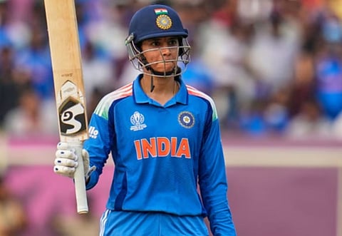 Indian vice-captain Smriti Mandhana