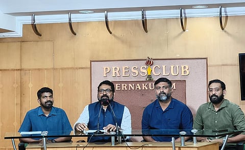 During the press conference of ASG Vasan Eye Hospitals held at Ernakulam Press Club