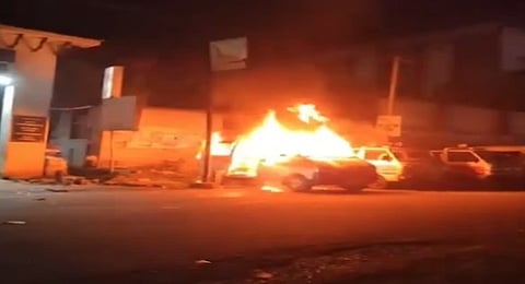 Fire damages few vehicles in Bhopal housing society, no injuries