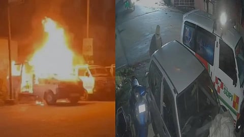 Ambulance set on fire amid SDPI-CPI(M) clash in Kerala