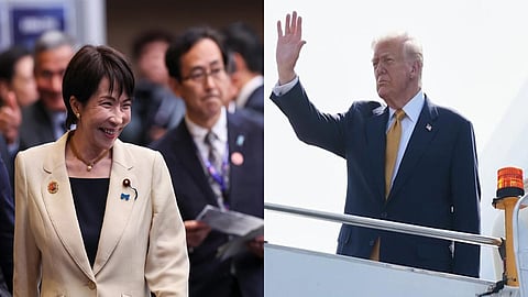 Trump's visit to Japan