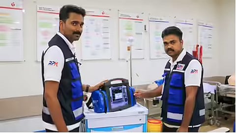 Save fellow passenger's life on board