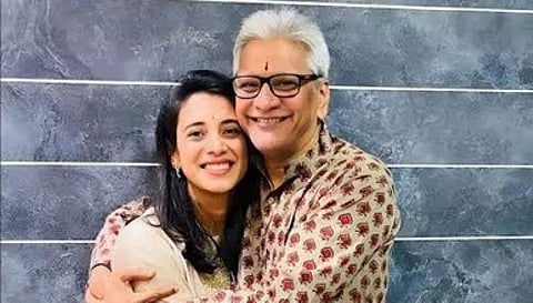 Smriti Mandhana and her father Shrinivas