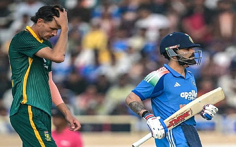 South Africa all-rounder Marco Jansen, Virat Kohli