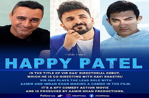 Vir Das turns director with Aamir Khan-backed spy comedy ‘Happy Patel'