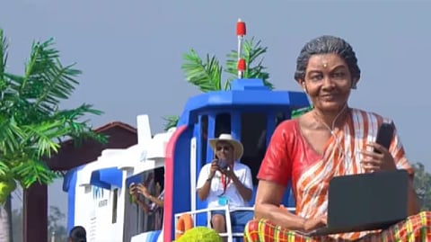 Kerala tableau showcases water metro, digital empowerment at Republic Day parade
