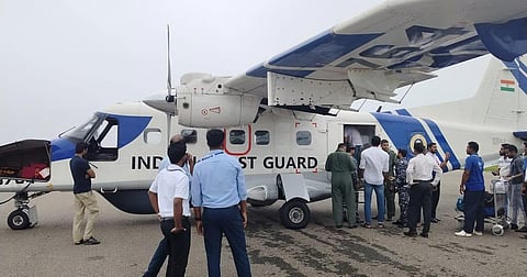 Coast Guard flies cardiac patient from Agatti to Kochi in heroic night mission