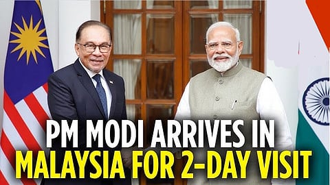 PM Modi arrives in Malaysia on two-day visit