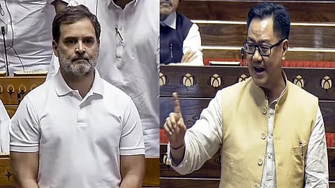 'Very serious': Rijiju asks Rahul Gandhi to disclose details of his foreign travels