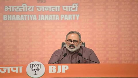 Kerala BJP chief Rajeev Chandrasekhar