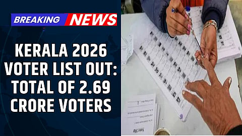Total voters stand at 2.69 crore after SIR