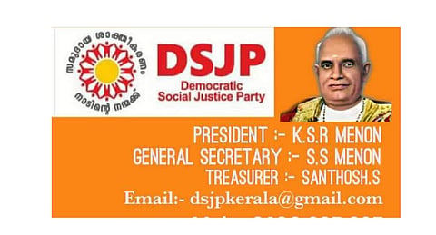 DSJP extends unconditional support to NDA for Kerala Assembly polls