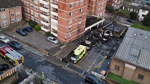 Jewish ambulance service vehicles set on fire in London