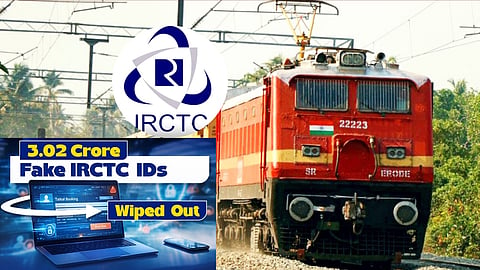 Over 3 crore fake accounts removed from IRCTC portal