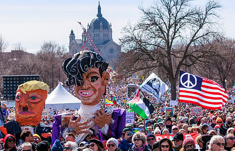 'No Kings' rallies draw crowds across US, in Europe