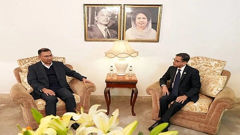 Indian envoy meets B'desh PM; signals positive, constructive ties