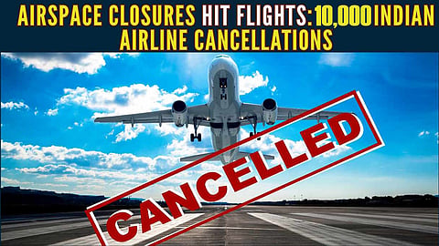 Over 10,000 international flights by Indian carriers cancelled