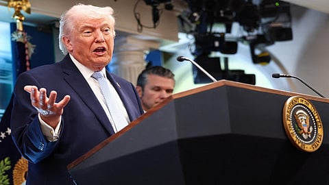The Latest: Trump extends ceasefire with Iran but keeps blockade
