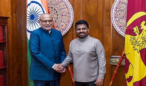 Vice President Radhakrishnan meets Sri Lankan President Dissanayake