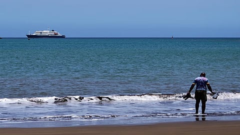 Cruise ship waiting for help after 3 died in suspected outbreak of rare hantavirus