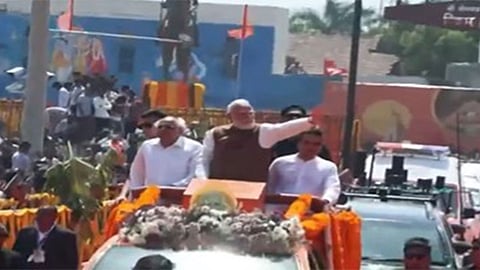 Somnath Amrut Mahotsav: PM Modi holds roadshow in Gujarat's Somnath