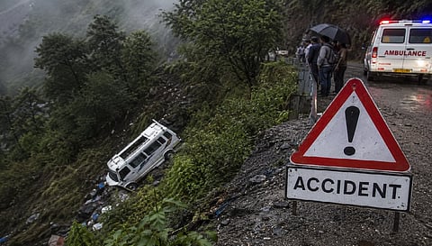 Six including five tourists from Gujarat dead in Chamba after car falls into gorge; four injured