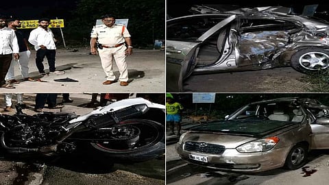 Five die in bike-car collision in Telangana