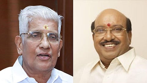 NSS leader G Sukumaran Nair, SNDP leader Vellappally Natesan