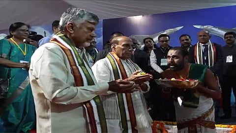 Rajnath lays foundation stone for combat aircraft project in Andhra, calls it new chapter in India's defence history