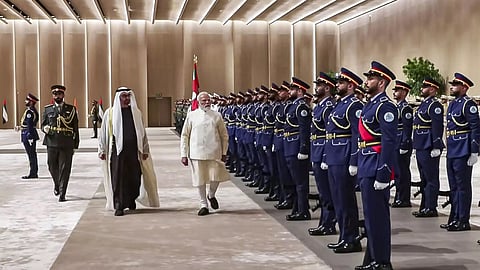 PM Modi reaches UAE, marks the beginning of five-nation visit