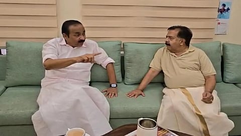 Kerala CM-designate Satheesan meets Ramesh Chennithala