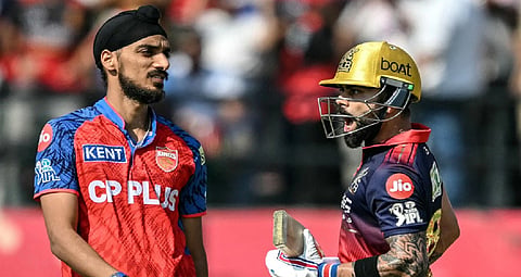 Kohli, Venkatesh strike half-centuries as RCB score 222 for 4 against PBKS in IPL