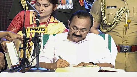 Chief Minister Satheesan assumes office