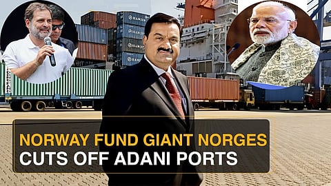 Rahul takes dig at PM on Norway pension fund dropping Adani shares