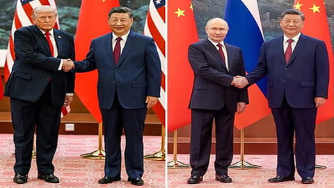 How different were Trump, Putin's visits to China