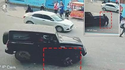 Delhi hit and run case: CCTV footage