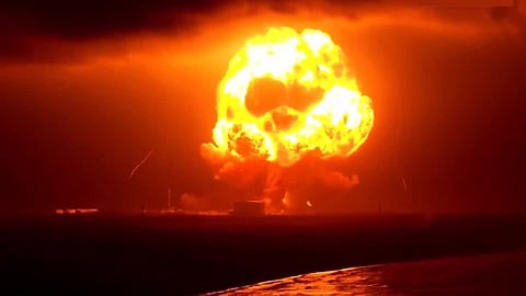 Blue Origin rocket explodes on the launch pad