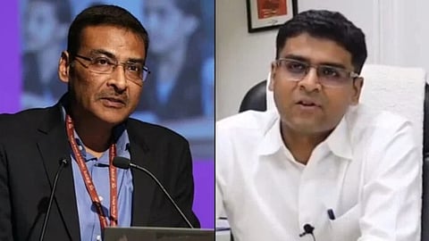 CBSE chairman Rahul Singh and Secretary Himanshu Gupta