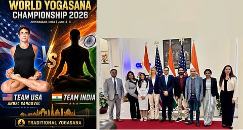 US Yoga team heads to India for first World Yogasana Championship in Ahmedabad