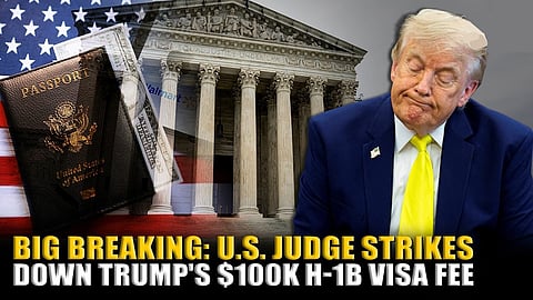 Trump on court order scrapping H-1B visa fee