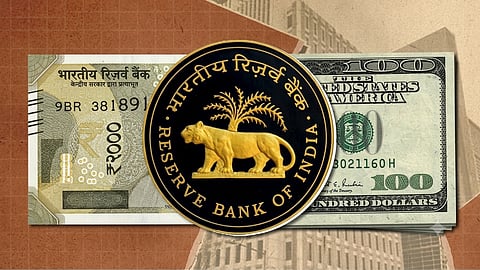RBI manages the exchange rates between the Indian rupee and the US dollar.