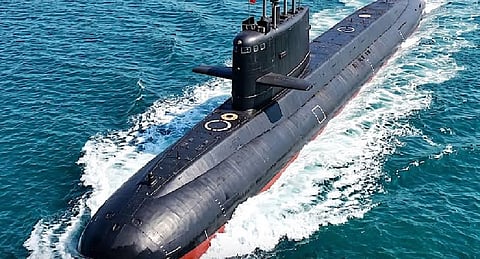 Pak's first Hangor-class submarine arrives at Karachi Port