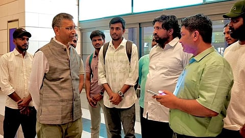 Indian envoy meets 20 rescued crew members of MT Jalveer