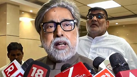 Rebel TMC leader Sudip Bandyopadhyay speaks to the media, in New Delhi, Tuesday, June 16, 2026.